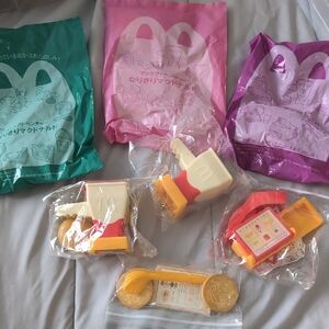 McDonald's Happy Meal Toy Worker Lot- Japan